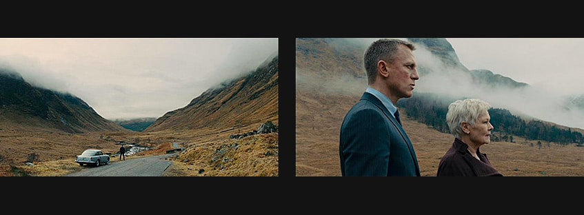 Paisaje de las Highlands en Skyfall