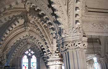 Interior de la capilla de Rosslyn, Geograph.org, Colin Babb