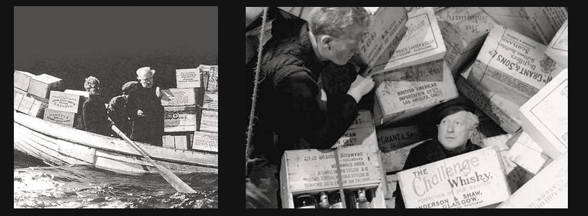 Escena de la película Whisky Galore