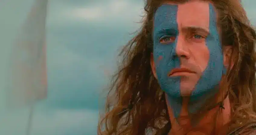 Mel Gibson como William Wallace