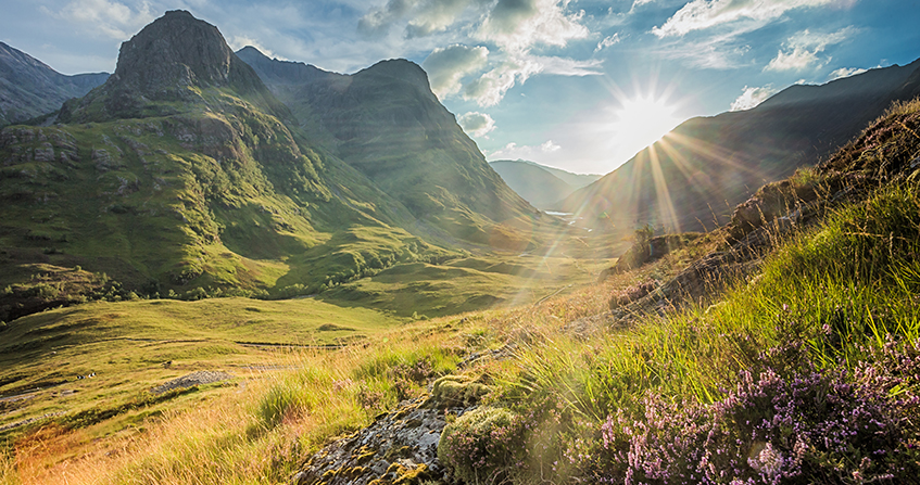 Paisaje de Glen Coe