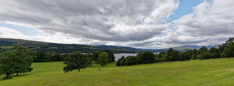 Balloch Park en el Parque Nacional de los Trossachs en Escocia