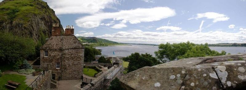 Governor's House o Casa del Gobernador en el Castillo de Dumbarton en Escocia