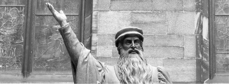 Estatua de John Knox en Escocia, Reino Unido