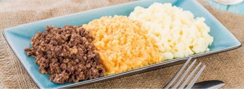 Haggis, Neeps y Tatties, comida típica tradicional escocesa