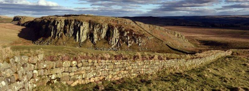 Muro de Adriano en Escocia