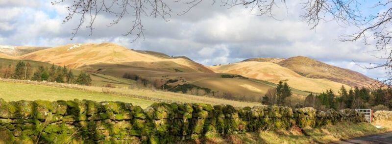 Pentland Hills, en las proximidades de Penicuik, en Escocia