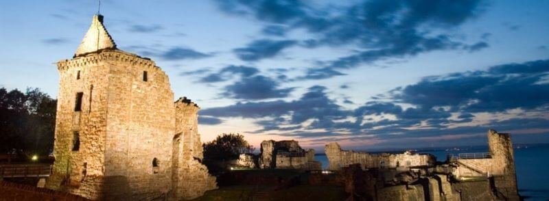 Castillo de Saint Andrews en Escocia