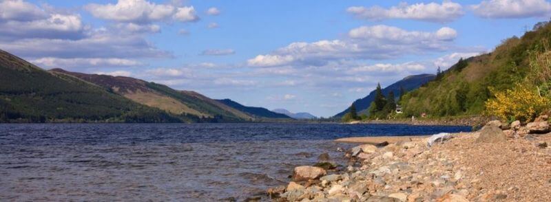 The Great Glen en las Tierras Altas de Escocia