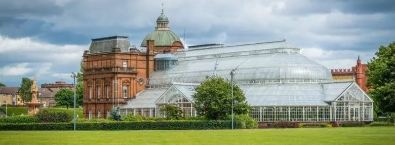 People's Palace y Winter Gardens en Glasgow, Escocia