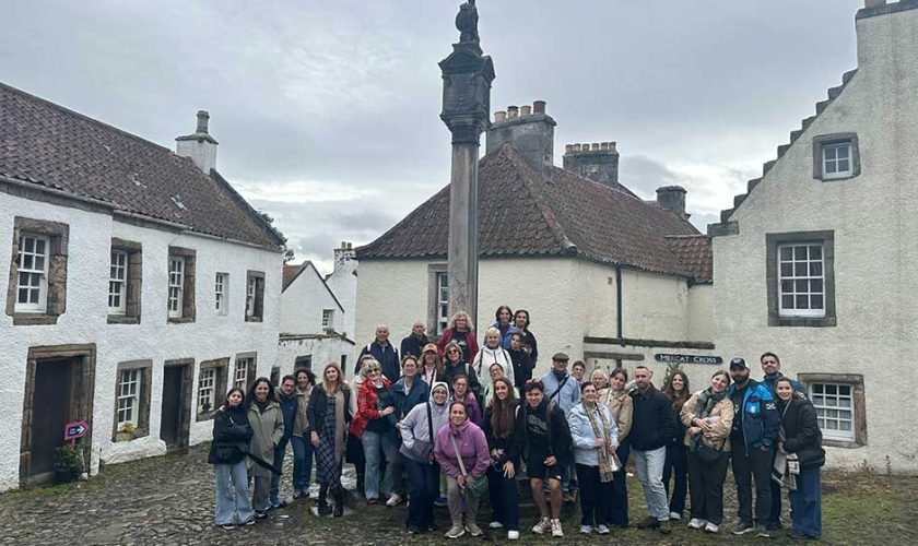 Foto de grupo en Culross