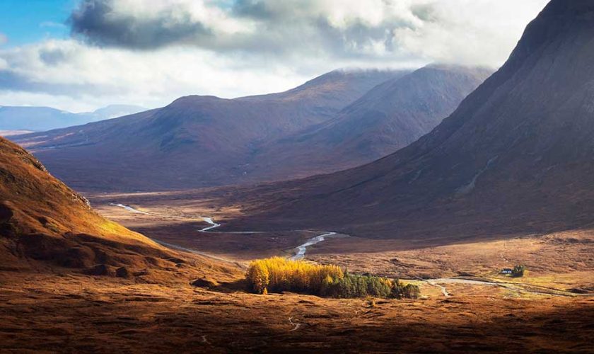 Tierras altas de Escocia durante el tour