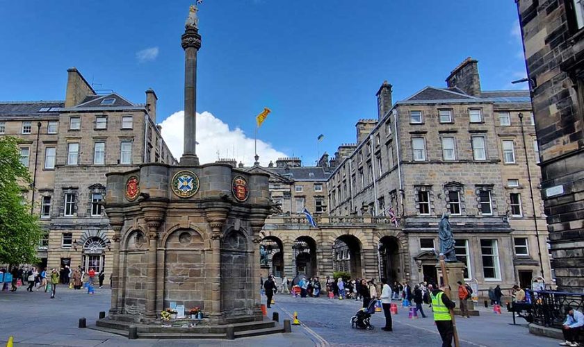 Mercat Cross, visita guiada de Edimburgo