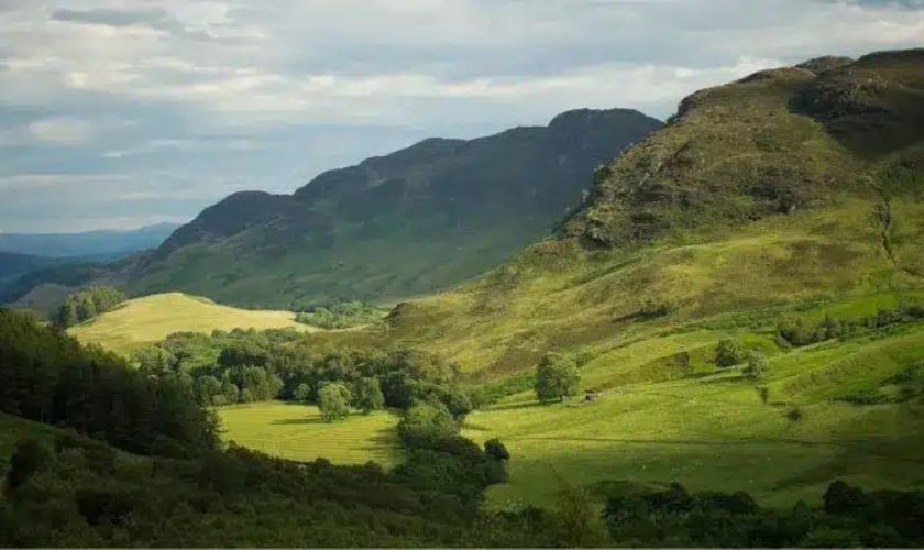 Paisaje de las Tierras Altas de Escocia