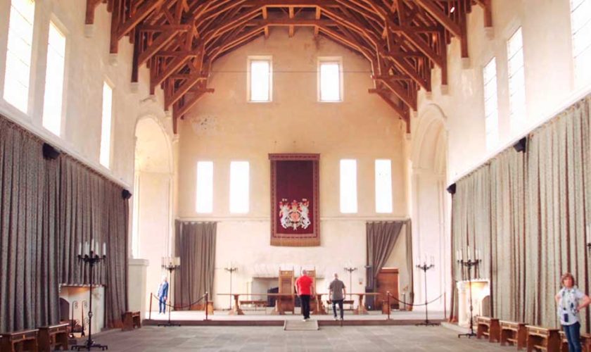 Sala interior del castillo de Stirling