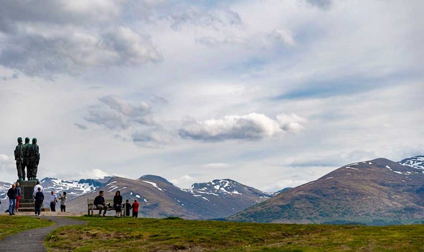 commando memorial tour al lago ness