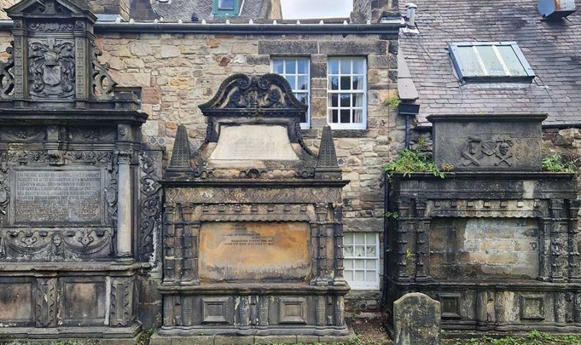 Tour de los fantasmas de Edimburgo tumbas